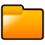 Generic Folder Orange Icon 64x64 png